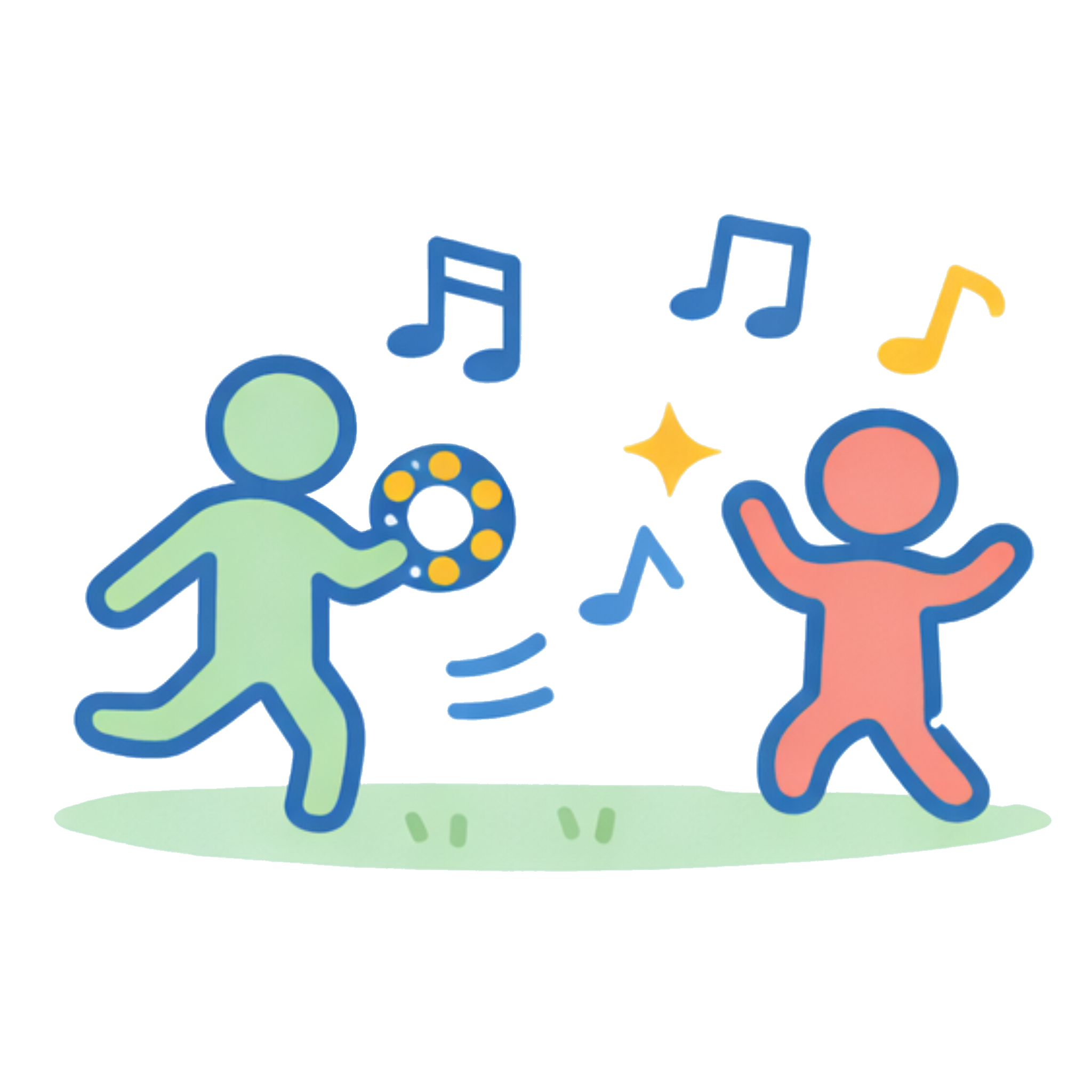 リズム遊びで気持ちと体をそろえる